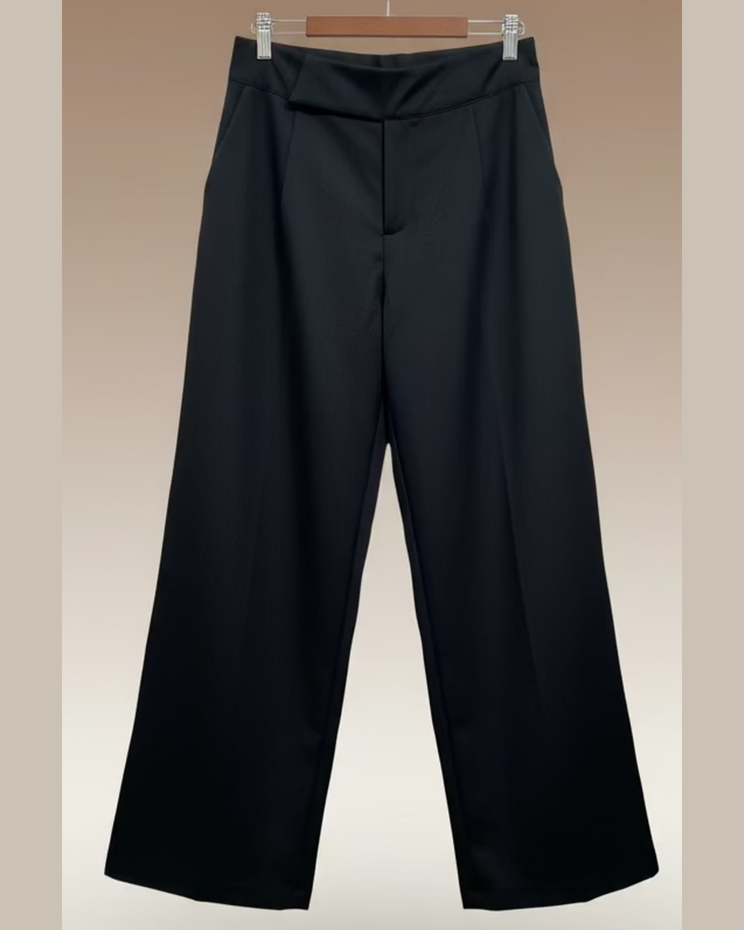 BLACK CLASSIC PANTS | Μαύρο Κλασικό Παντελόνι XL