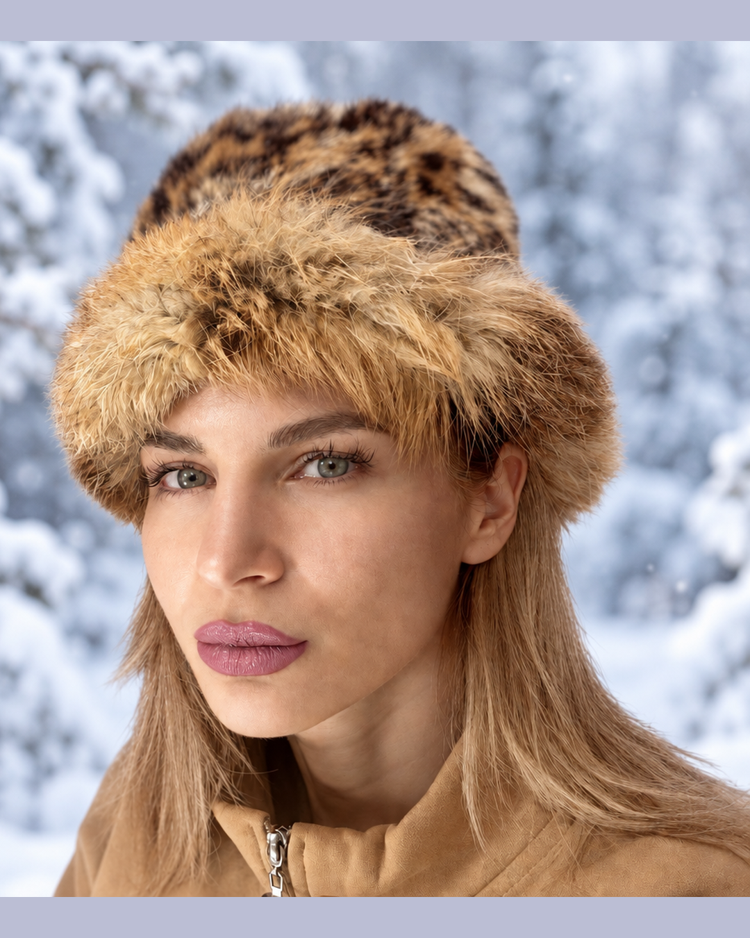 LEOPARD FUR HAT | ΓΟΥΝΙΝΟ ΚΑΠΕΛΟ WILD STYLE
