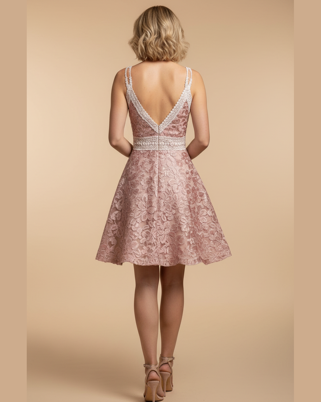 GOLDEN ROSE BLOOM DRESS | ZINAS