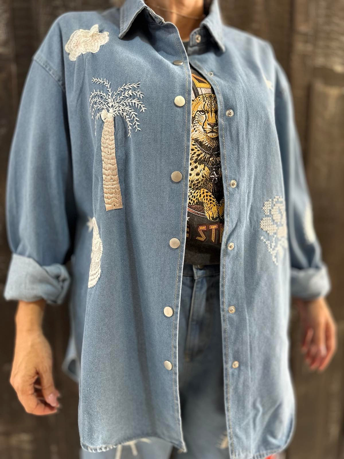 DENIM BLOSSOM SET