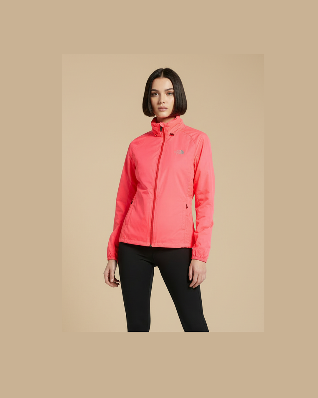 PINK FLUO NORTH FACE JACKET | Φλούο Ροζ Μπουφάν