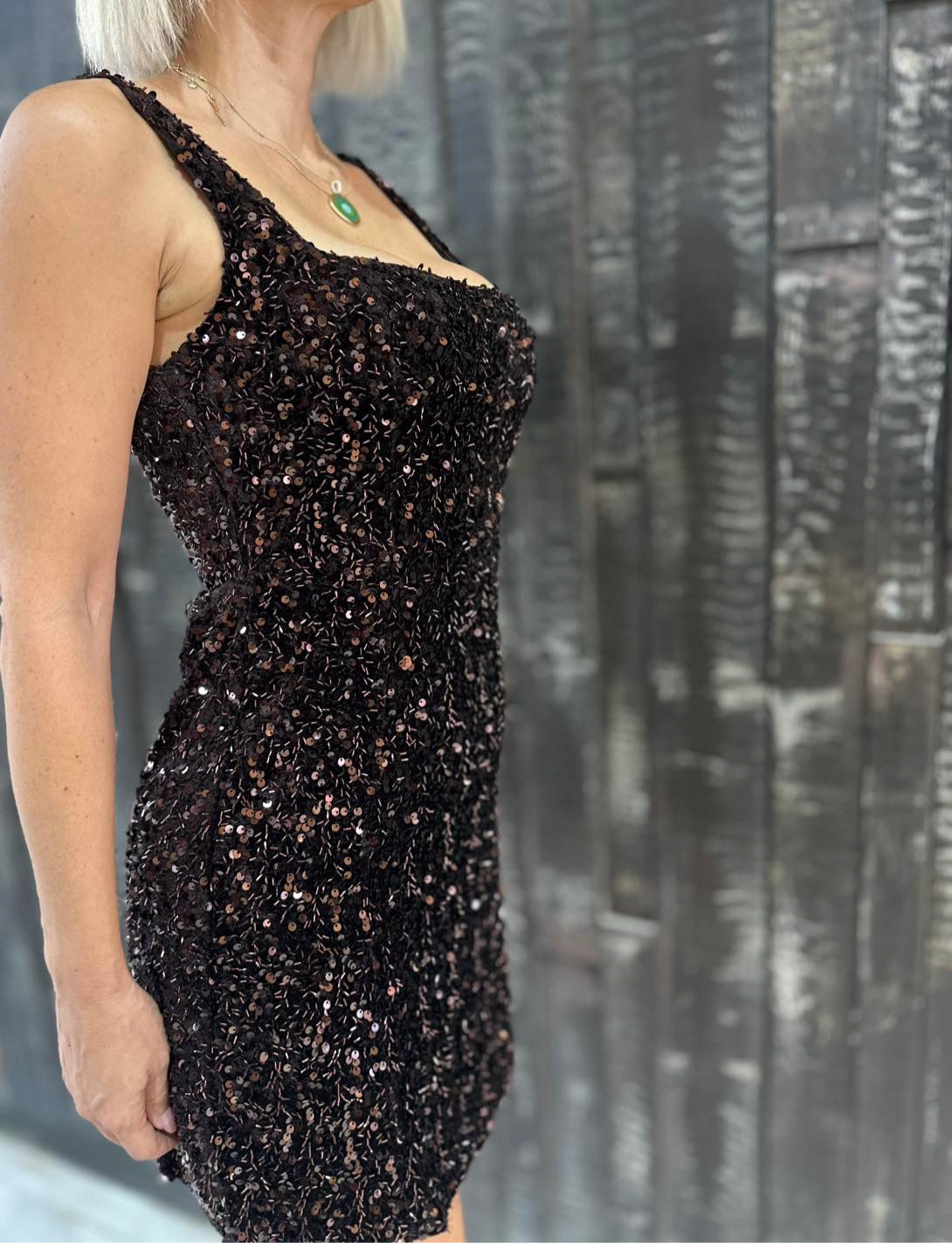 SPARKLE MINI DRESS