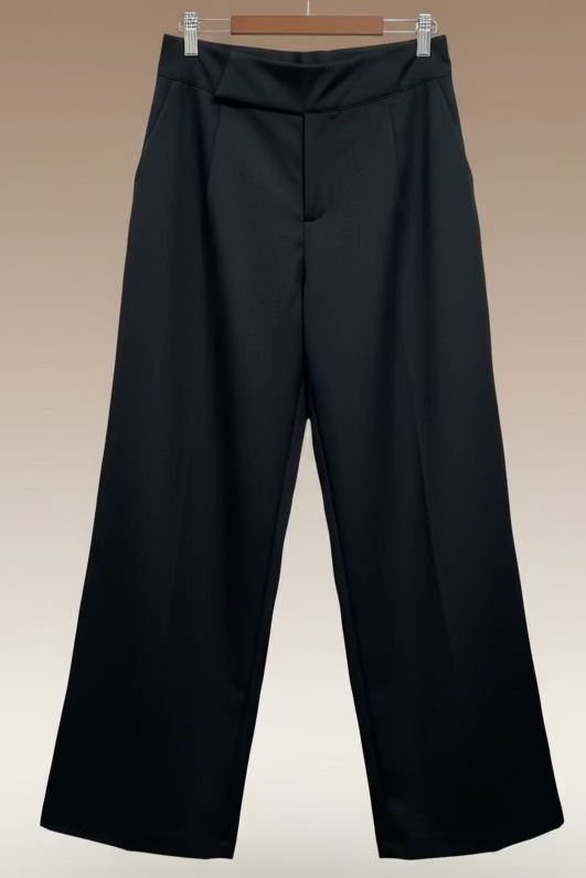 BLACK CLASSIC PANTS | Μαύρο Κλασικό Παντελόνι XL