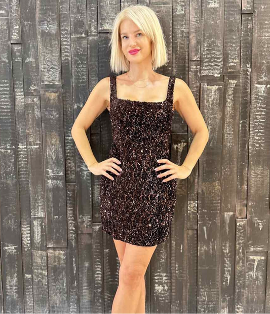 SPARKLE MINI DRESS