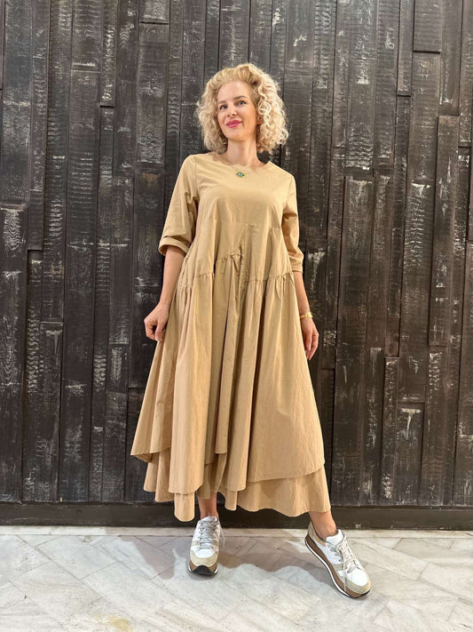 EVERYDAY BEIGE DRESS