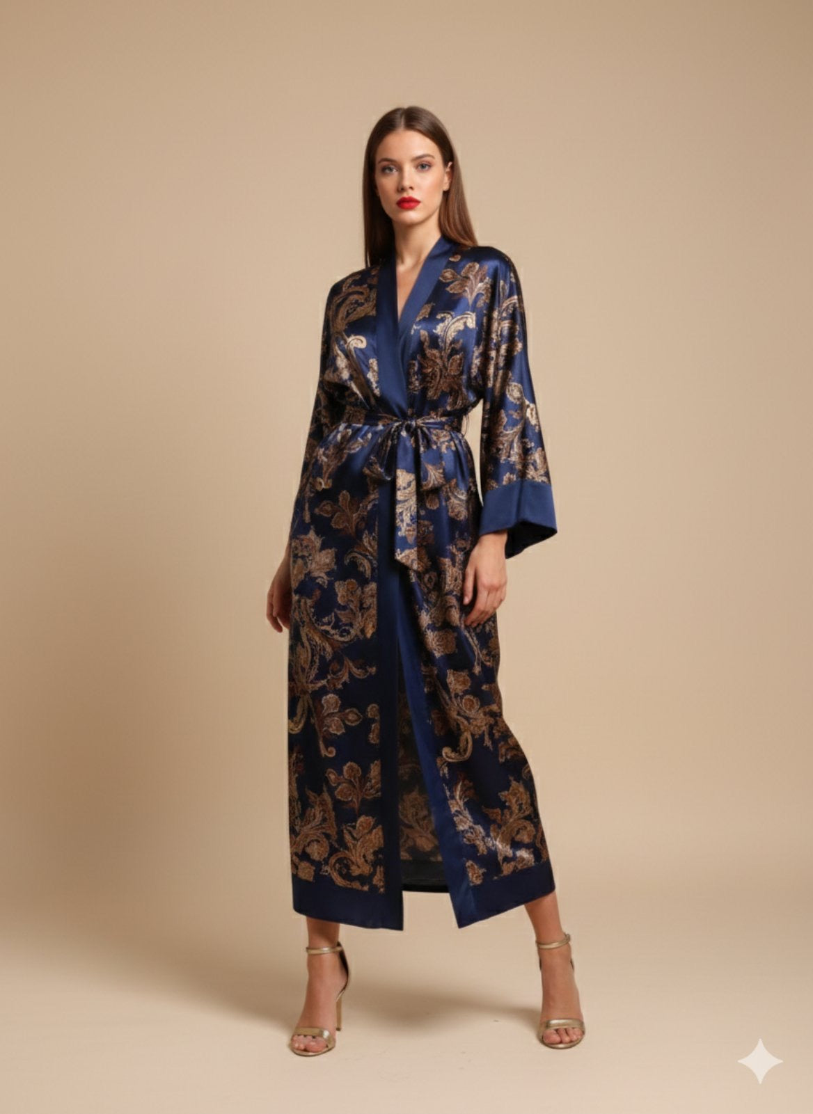 DUBAI SILK KIMONO | ΜΕΤΑΞΩΤΟ ΚΙΜΟΝΟ ΠΟΛΥΤΕΛΕΙΑΣ