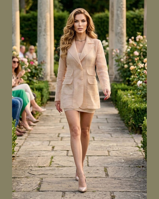 SAHARA | Beige Tailored Blazer