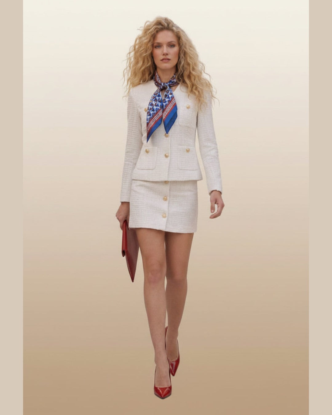 White Tailored Co-ord Set | Blazer & Trousers