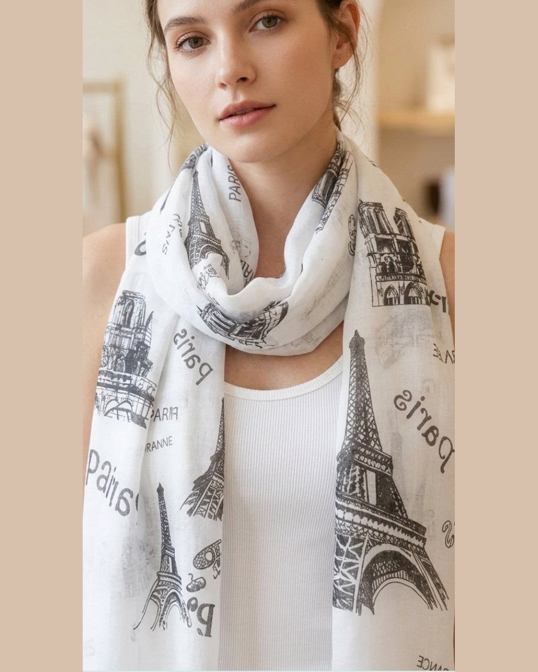 PURE WHITE SCARF | Elegant White Scarf | One Size