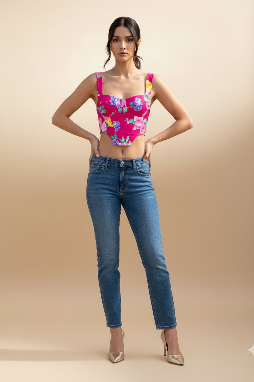 CORSET ZIP-BACK | Zip-Back Corset Top S/M