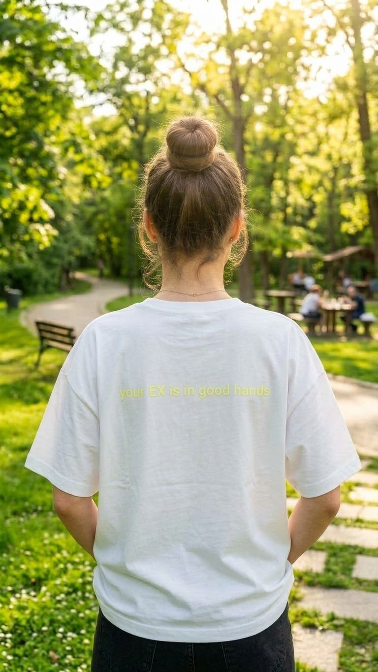 TRUST | White Back-Slogan T-Shirt