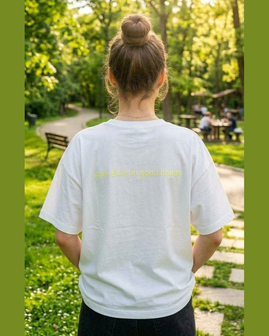 TRUST | White Back-Slogan T-Shirt