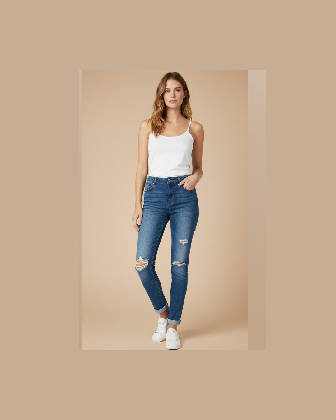 CLASSIC BLUE JEANS Full Body
