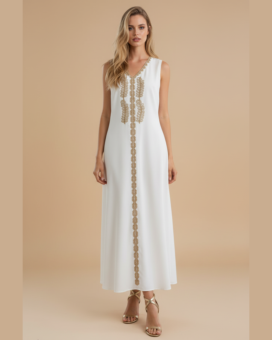 GOLDEN TOUCH DUBAI - Front View Gold Embroidery