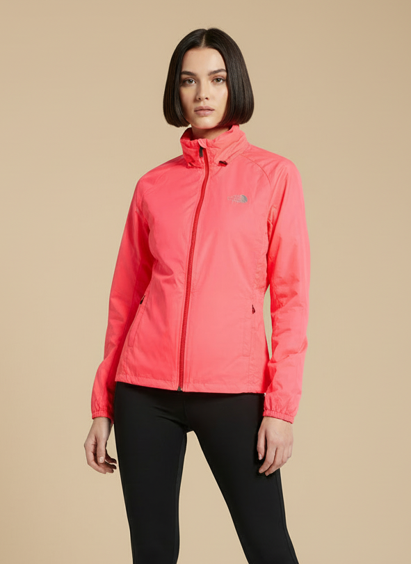 PINK FLUO NORTH FACE JACKET | Φλούο Ροζ Μπουφάν