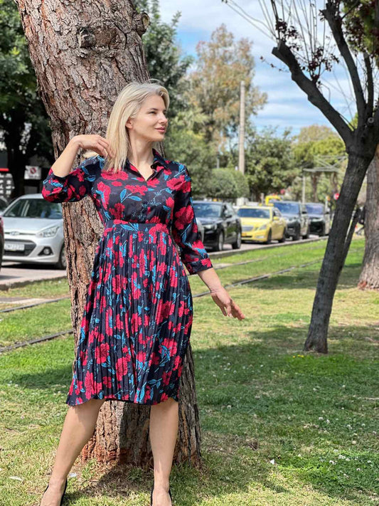 VIETNAM FLOWER DRESS