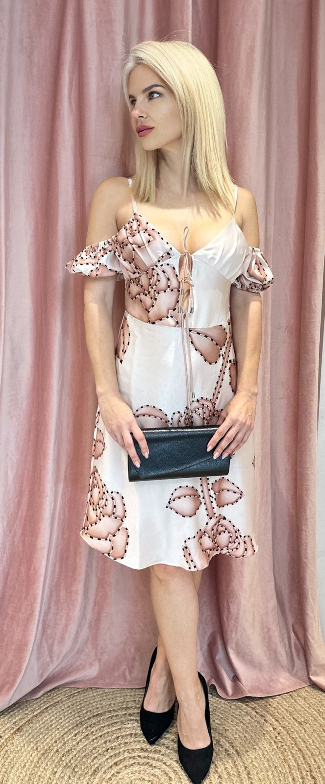 PINK ROSE DRESS 🌹