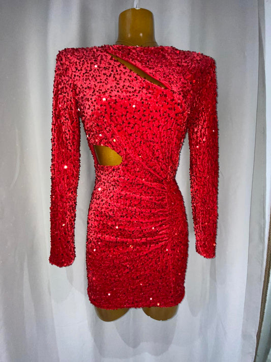 SEQUIN MINI DRESS